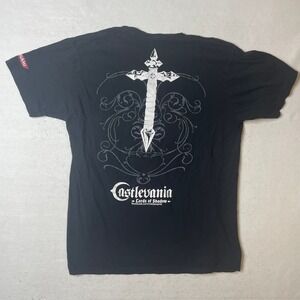 Castlevania Lords of Shadow T-Shirt Konami Video Game Tee Mens Large‎